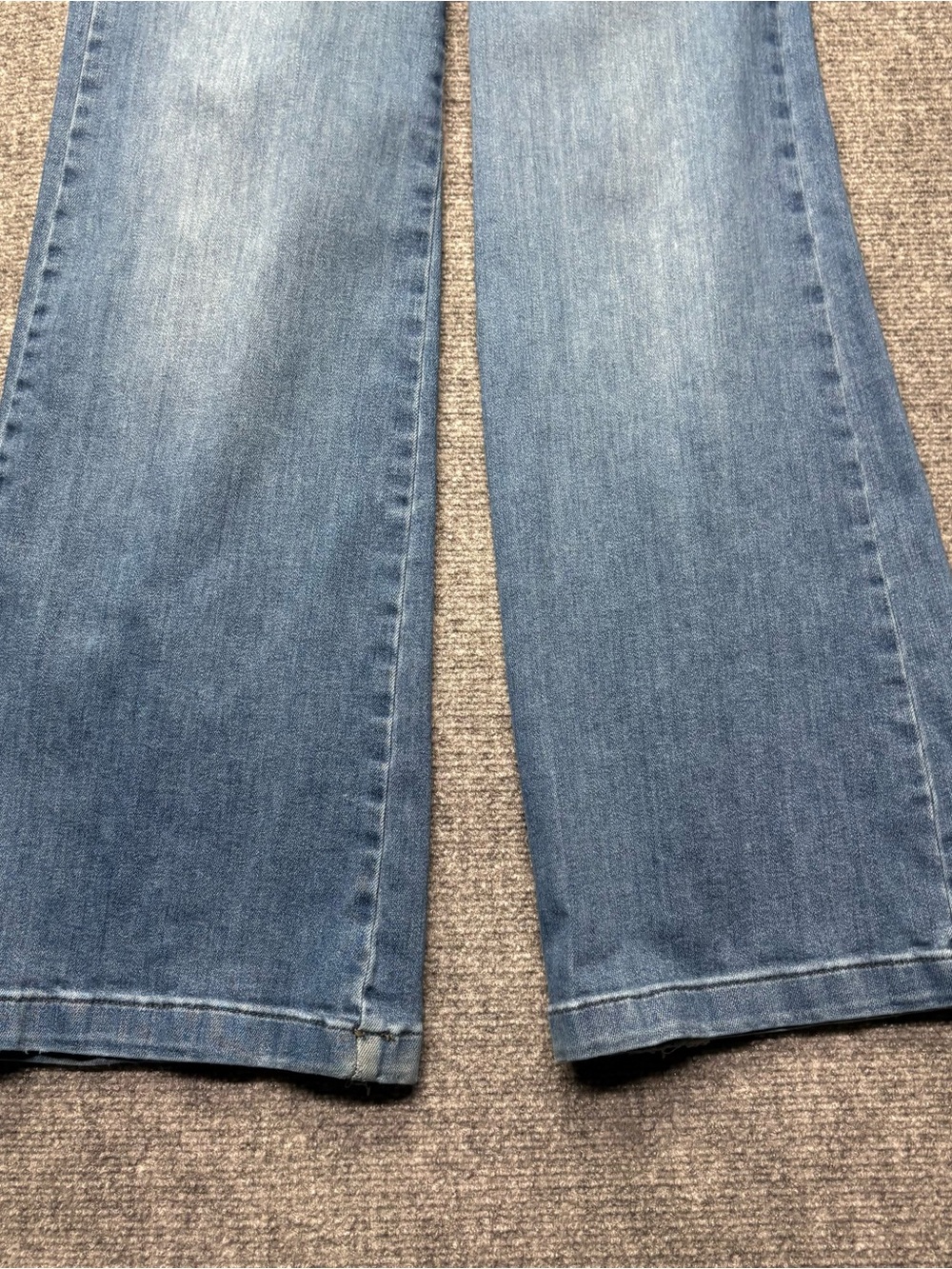 Pilcro Anthropologie Jeans Womens 26 Blue Wide Leg Cinch Buckle Back Denim - Picture 13 of 16